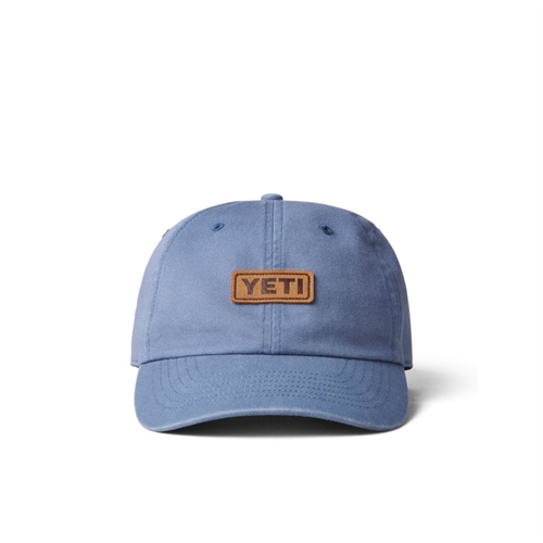 YETI - Leather Logo Badge 6 Panel Soft Crown Hat